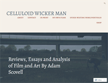Tablet Screenshot of celluloidwickerman.com